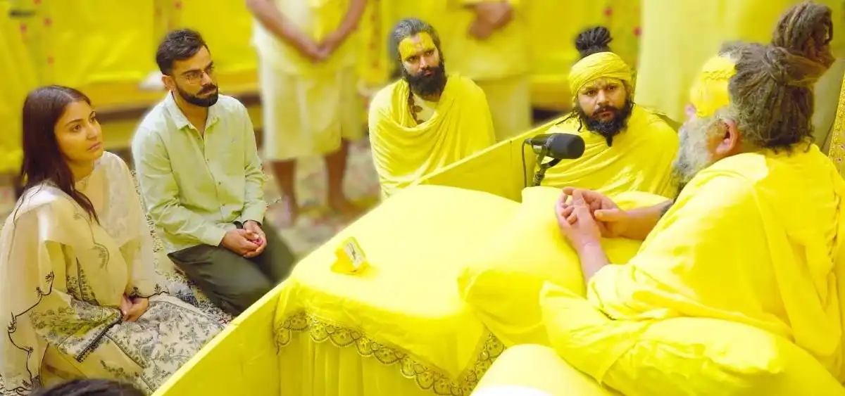 विराट और अनुष्का पहुचे वृन्दावन जानिए पूरी ख़बर